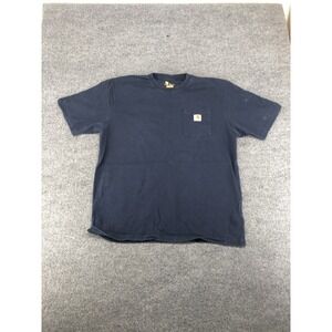 Carhartt Shirt Mens Large Workwear Original Fit Pocket Short Sleeve Durable